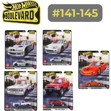 Hot Wheels Boulevard Premium 2026 Mix 1 Set #141–145 1:64 Fiyatı