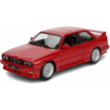  -  M3 1/18 赤　ミニカー Hobbiez World Bmw M3 Red 1/24 Model Araba Fiyatı