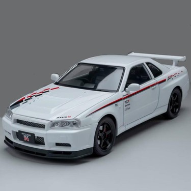 EBBRO (1/24) ニッサン Skyline GT-R(R34) Hobbiez World Nissan Skyline Gt-R R34 Nismo Edition Beyaz Fiyatı