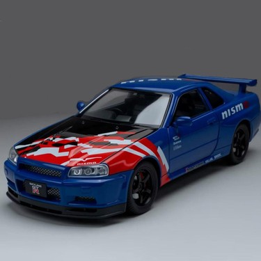 Hobbiez World Nissan Skyline Gt-R R34 Nismo Edition Mavi Fiyatı