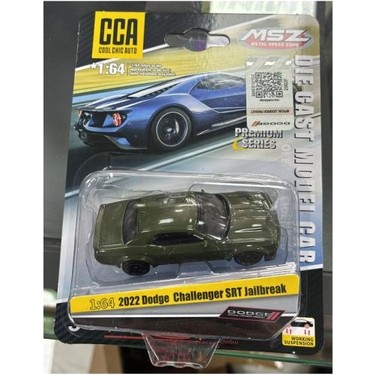 清*様 SALÃO DIECAST SD4 ブラジル コンベンション 2023 Cca 2022 Dodge Challenger Srt Jailbreak Yeşil 1/64 Model Fiyatı