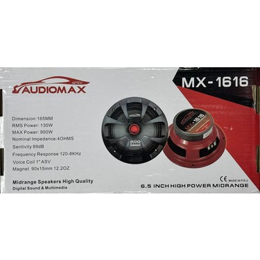 Audiomax MX-1616 Midrange-Hoparlör 16 cm Fiyatı