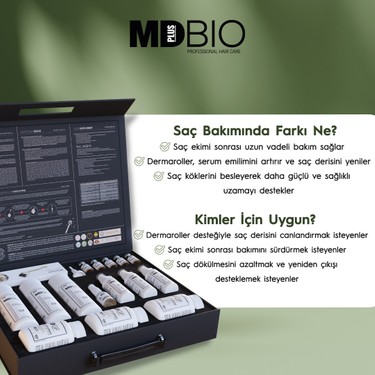 Mdplusbio I Care My Hair 3 Aylık Saç Bakım Seti - Şampuan, Fiyatı