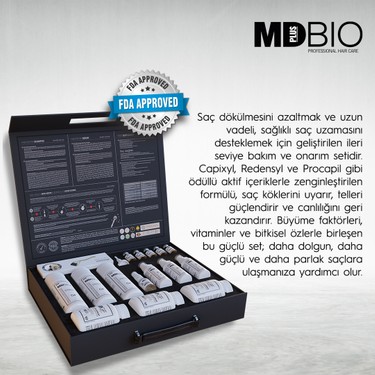 Mdplusbio I Care My Hair 3 Aylık Saç Bakım Seti - Şampuan, Fiyatı