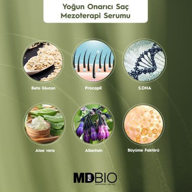MDPLUSBIO - Meso Serum Saç Bakım Seti - 12 x Meso Serum ve 1 Fiyatı
