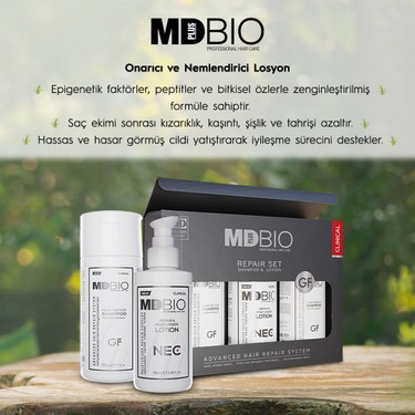 MDPLUSBIO - Şampuan ve Losyon Saç Bakım Seti - Klinik Onaylı Fiyatı