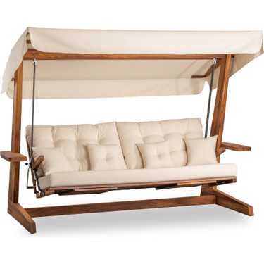 Aida Swings LUNA 2600 Premium IROKO– 5 Kişilik Ayak Uzatma Fiyatı
