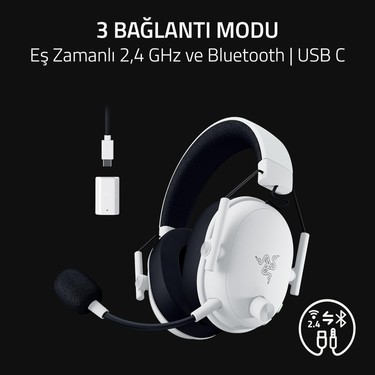 ペリペラ Razer Blackshark V3 Beyaz RZ04-05410400-R3M1 Hyperspeed Fiyatı
