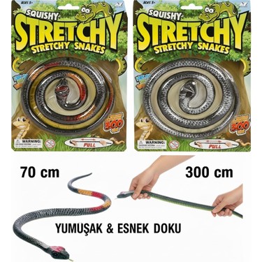 LRS Store Snake Esnek Yılan Oyuncak 70-300 cm Uzayan Sürpriz Fiyatı