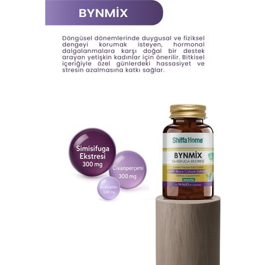 Shiffa Home Bynmix Simisifuga Ekstresi 60 Kapsül Fiyatı