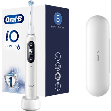 Oral-B iO Series 6 ホワイト夏美さん専用 Oral-B iO 6 Şarjlı Diş Fırçası Beyaz Renk Yetişkin Fiyatı