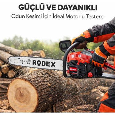 Rodex 18” (40 Cm) Benzinli Motorlu Testere – Odun ve Ağaç Fiyatı