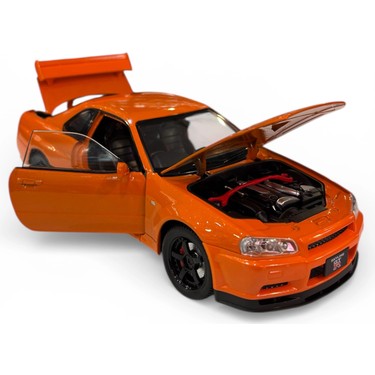 カイドウハウス 日産 スカイライン R34 Katsuya Orange. Nissan Skyline GT-R (R34), Kaido Works, Katsura Orange Kaidohouse