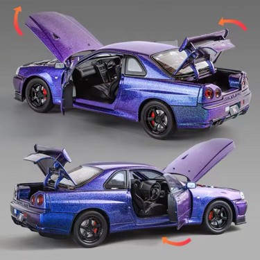 Scowetto Nissan Skyline Gtr R34 1:24 Ölçek Diecast Model Fiyatı