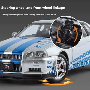 Scowetto Nissan Skyline Gtr R34 1:24 Ölçek Diecast Model Fiyatı