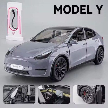 Scowetto Tesla Model Y 1:24 Ölçek Diecast Döküm Model Araba Fiyatı