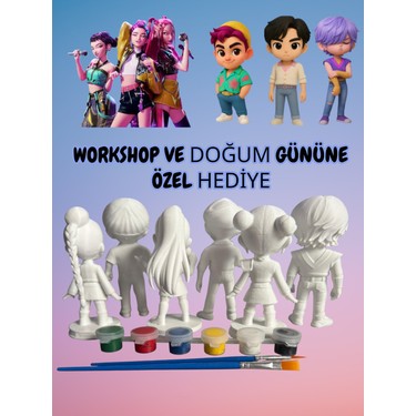 K-Pop Demon Hunters ( Jinu-Abby-Mystery-Zoe-Rumi-Mira) 3D Fiyatı
