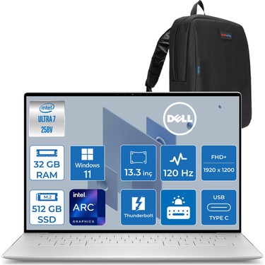 Dell Xps 13 9350 Intel Core Ultra 7 258V 32GB 512GB SSD Fiyatı