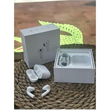 Airpods 4 (QTC-T150) Beyaz Kablosuz Kulaklık Modern Tasarım Fiyatı