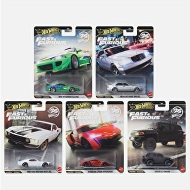 Hot Wheels Premium 2026 Hızlı ve Öfkeli 25. Yıl Dönümü 5'li Fiyatı