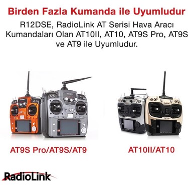 Radiolink R12DSE Mini 12 Kanal Uzaktan Kumanda Alıcısı Fiyatı