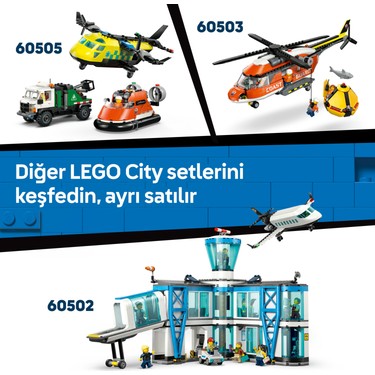 LEGO® City Sahil Güvenlik Kurtarma Botu ve Helikopteri 60504 Fiyatı