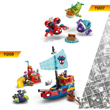 LEGO® ǀ Marvel Spidey ve İnanılmaz Arkadaşları Motosikletli Fiyatı
