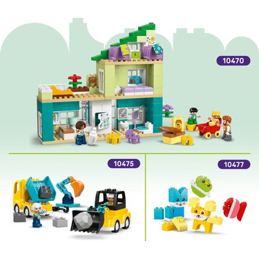 LEGO ® DUPLO® Kasabası 3'ü 1 Arada İnşaat Sahası ve Araçları Fiyatı