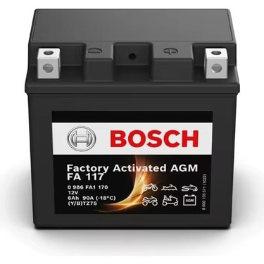 Motostart Bosch Fa 117 YTZ7S 12 V 6 Amper Motosiklet Akü Fiyatı