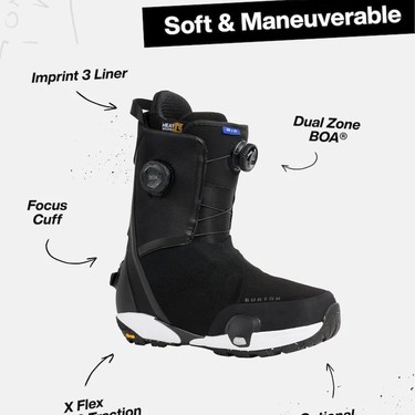 Burton Waverange x Step On® Boots Erkek Siyah Snowboard Botu Fiyatı
