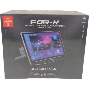 For-X Android Teyp – 10.1″ 4 Ram 64 Hafıza - Oynar Kafa Fiyatı
