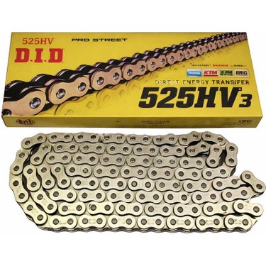 D.I.D Dıd 525/128 O-Ring V3 Gold Motosiklet Zinciri – Mt-07, Fiyatı