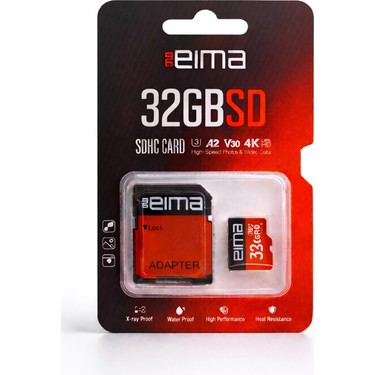 Eima 32GB Sd Kart | Sdhc, Adaptörlü, Yüksek Fiyatı