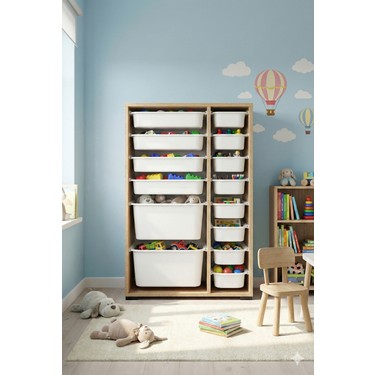 Decosense 14 Çekmeceli Çok Amaçlı Oyuncak Dolabı ve Saklama Fiyatı