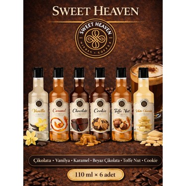 6'lı Kahve Şurubu 110MLX 6ADET - Bestseller ( 660ML ) Fiyatı