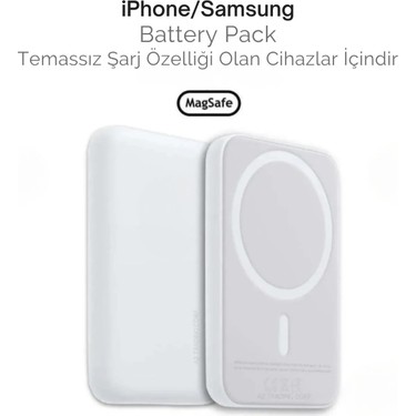 Magsafe Battery Pack Iphone Modelleriyle Uyumlu Powerbank Fiyatı