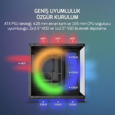 Gamepower Warcry Selsei 4xargb Fan LED Strip 80+ Bronze Atx Fiyatı