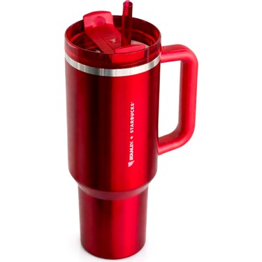 Stanley x Starbucks Holiday Quencher Red 40OZ Pipetli Çelik Fiyatı