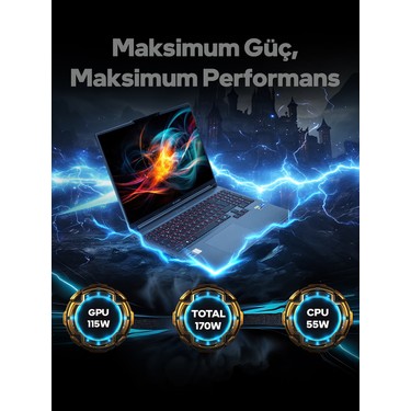 Game Garaj Slayer X7T-5070 C3 Intel Core I7 14650HX 32GB Ram Fiyatı