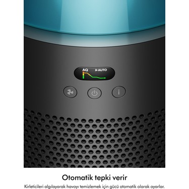 Dyson HushJet™ Kompakt Hava Temizleyici HJ10 (Siyah/Turkuaz) Fiyatı