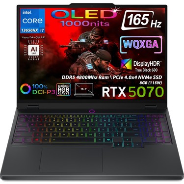 Lenovo Legion 5 15IRX10 Intel Core i7 13650HX 24GB 1TB SSD Fiyatı