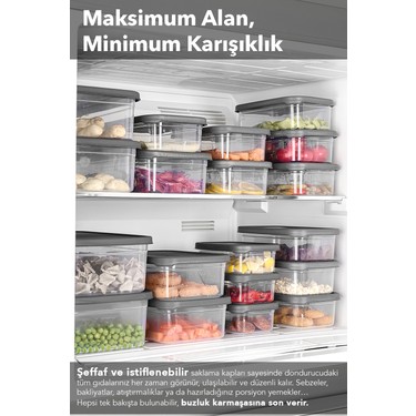 Meleni Home 48'li Dikdörtgen Erzak Saklama Kabı - Mikrodalga Fiyatı