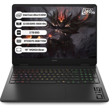 Hp Omen Slim CD7J6EA Intel Core Ultra 9 285H 32GB 2tb SSD Fiyatı