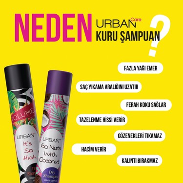 URBAN Care Hindistan Cevizi Kokulu Hacimlendirici Kuru Fiyatı