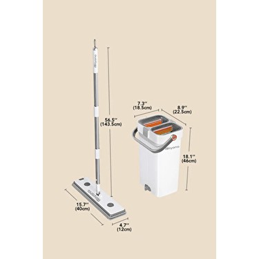 Miyano M70 Plus Su Hazneli Mop Temizlik Seti Mikrofiber Fiyatı