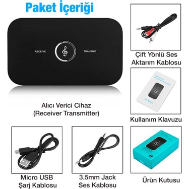 Ally 2in1 Kablosuz Bluetooth 5.0 Ses Alıcı Verici Receiver Fiyatı