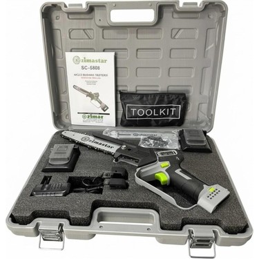 Zimastar SC-5808 Akülü Zincirli Budama Testeresi 21V 4AH Fiyatı