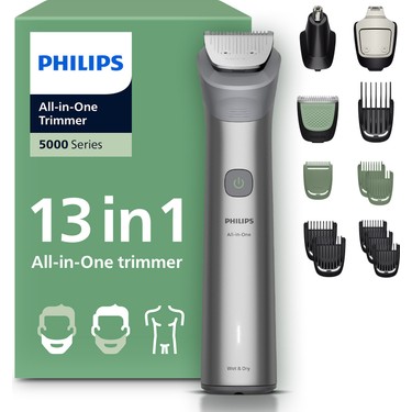 エリー Philips 5000 Serisi 13in1,Erkek Bakım Seti,Yüz/Saç/Vücut Fiyatı