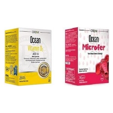 Dr.Production V.A オムニバス　CD 5枚セット Orzax Ocean D3 Vitamini 400 Iu 20 ml + Ocean Microfer Damla Fiyatı
