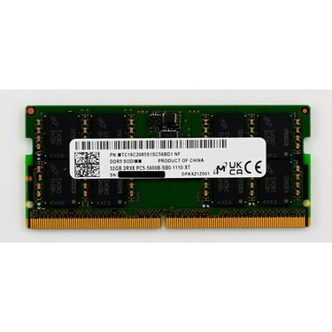 Micron MTC16C2085S1SC56BD1 Ddr5 Modul 32 GB So-Dımm 5600 Fiyatı